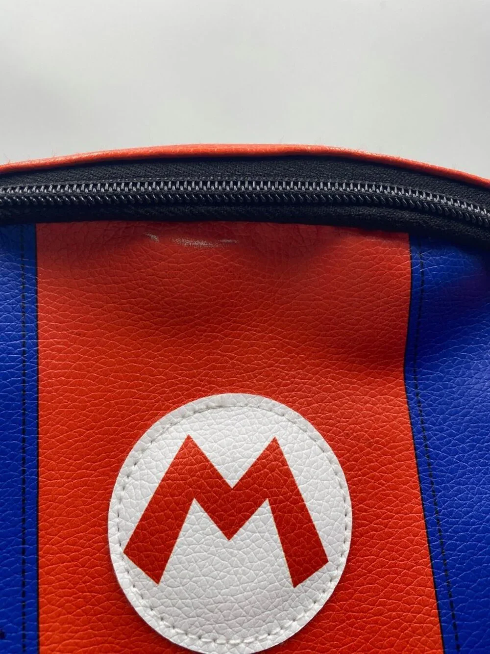 Nintendo Super Mario Bros Overall Mini Faux Leather Backpack Cosplay Theme Park